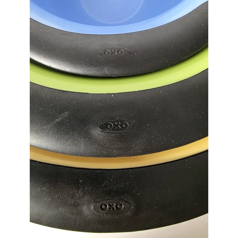 ​OXO Good Grip 3-Piece Mixing Bowl Set Non-Slip Base 1.5 QT 3 QT 5 QT Multicolor